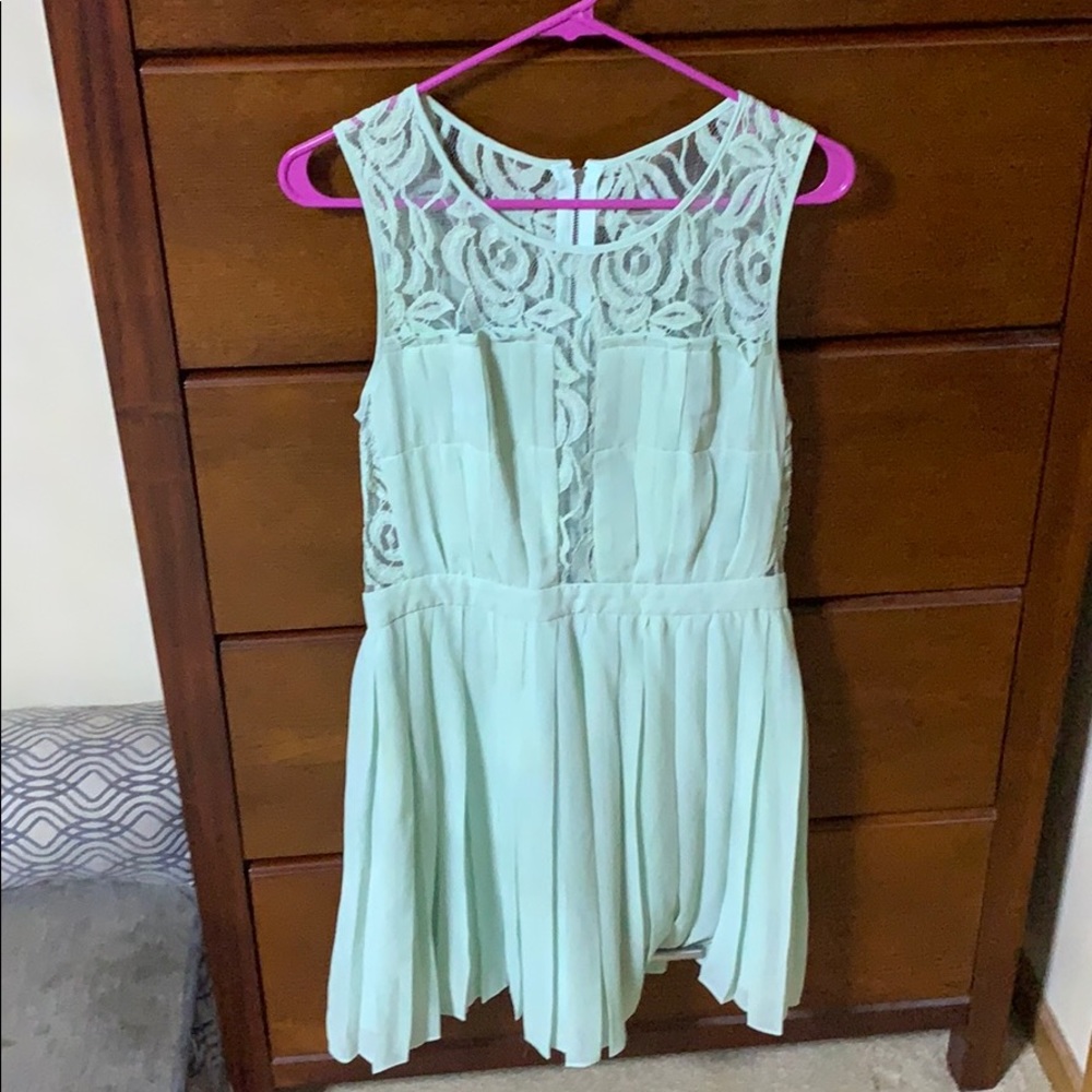 BCBG Mint Lace open back dress 10